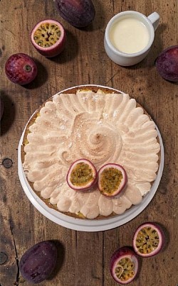 Tarte aux fruits de la passion