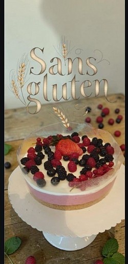 Bavarois aux fruits rouges sans gluten