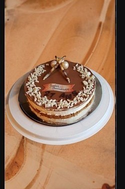 Un bavarois chocolat vanille tout en légèreté et délicatesse