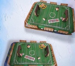 Un match de foot sur un terrain chocolat fève tonka ?