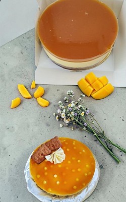 Bavarois à la mangue
