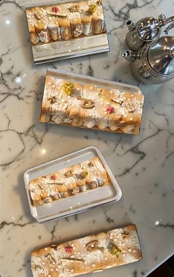 Bûche à la pistache