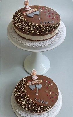 Bavarois chocolat vanille