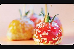 Tomates cerises façon pommes d'amour