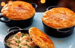 Mini cocottes au saumon