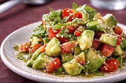 Tartare de tomates et avocat