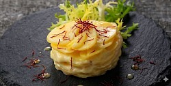 Gratin fondant de pomme-de-terre au Saint Marcellin